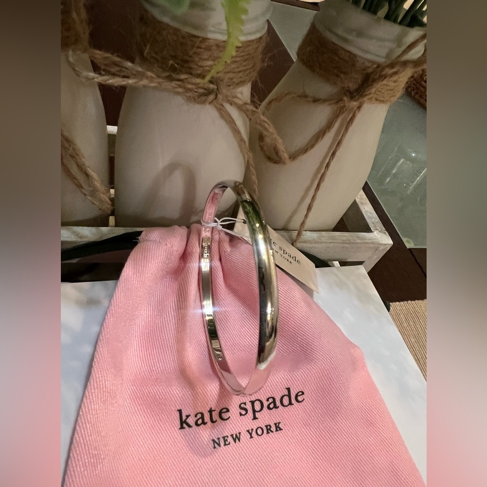 Kate Spade Silver Bangle Bracelet - Picture 9 of 12